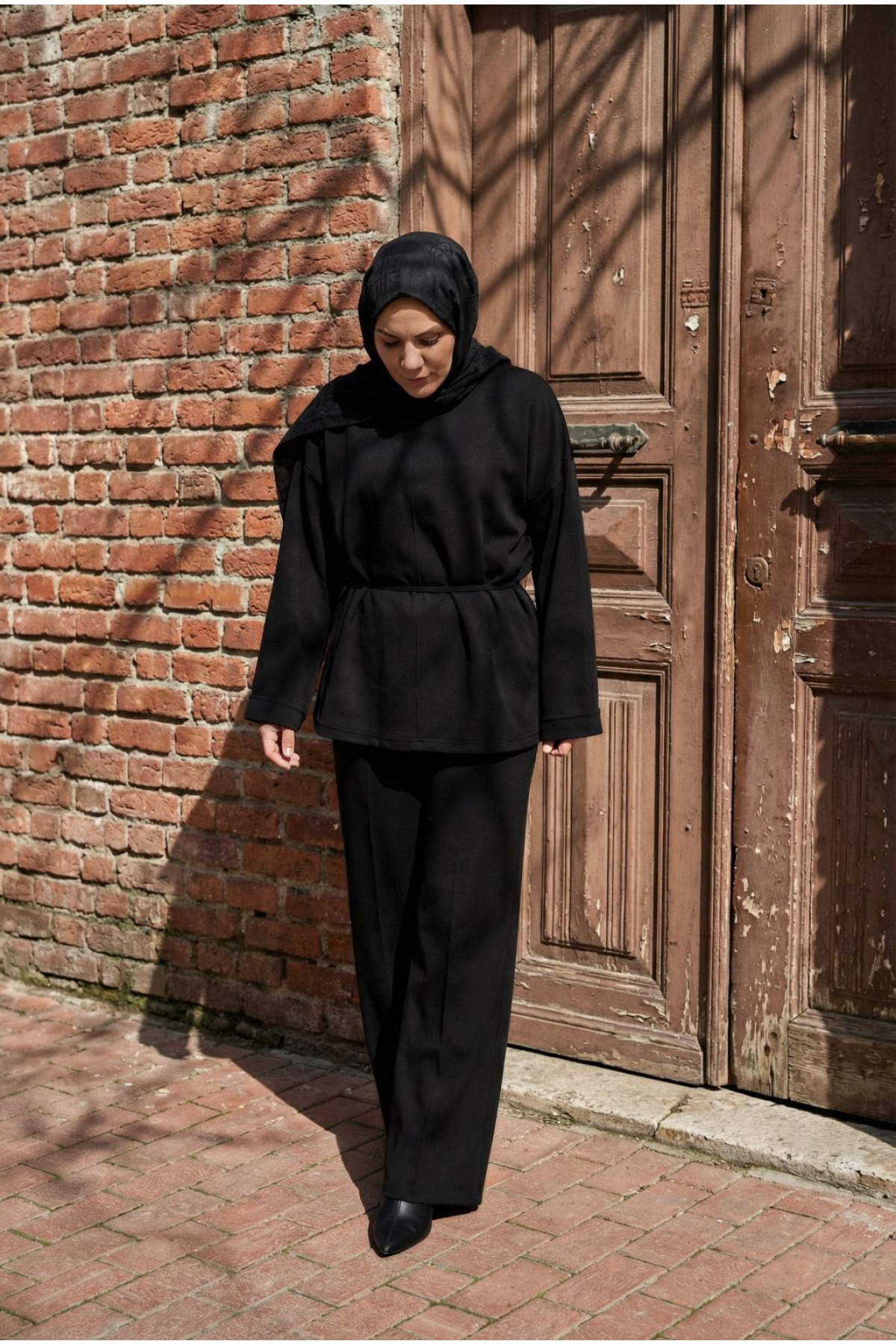 Belden Bağlamalı Tunik